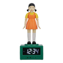 Reloj despertador Young-hee El Juego del Calamar 26cm